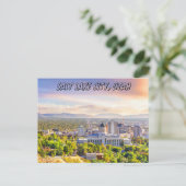 Briefkaart Salt Lake City Utah souvenir reizen (Staand voorkant)