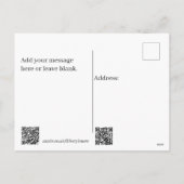 Briefkaart - Salzburg bij nacht (Achterkant)