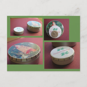 Briefkaart - Sample grootte Candy Tins