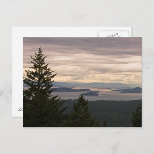  Briefkaart: San Juan Islands Pano Briefkaart (Voorkant / Achterkant)