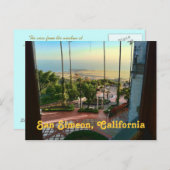 Briefkaart San Simeon Ocean Uitzicht (Voorkant / Achterkant)