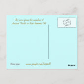 Briefkaart San Simeon Ocean Uitzicht (Achterkant)