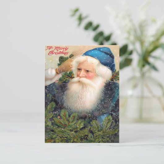 Briefkaart Santa Claus (Staand voorkant)