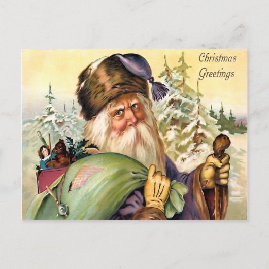  Briefkaart Santa Claus (Voorkant)