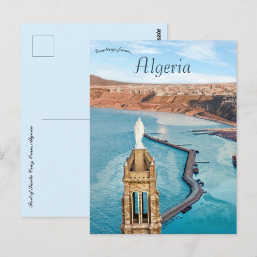 Briefkaart Santa Cruz Oran Algerije (Voorkant / Achterkant)