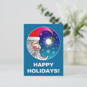 Briefkaart - Santa Moon (Staand voorkant)