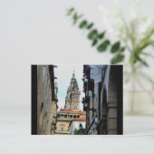 Briefkaart Santiago della Compostella (Staand voorkant)