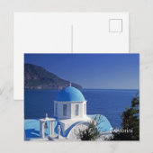 Briefkaart Santorini Griekenland (Voorkant / Achterkant)