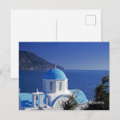 Briefkaart Santorini Griekenland (Voorkant / Achterkant)
