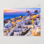 Briefkaart Santorini Griekenland (Voorkant)