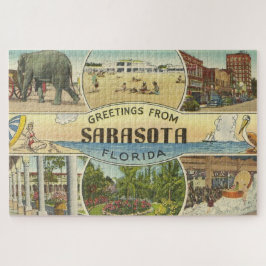  Briefkaart Sarasota Legpuzzel