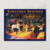 Briefkaart Saratoga Springs (Voorkant)