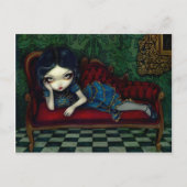 briefkaart "Scarlet Sofa" (Voorkant)