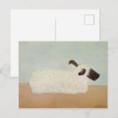 Briefkaart schapen (van Milton Avery) (Voorkant / Achterkant)