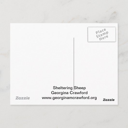 Briefkaart schapenhouders (Achterkant)