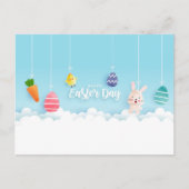  Briefkaart: Schattige kuikens in Bonnet Feestdagenkaart (Voorkant)