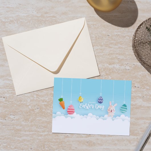  Briefkaart: Schattige kuikens in Bonnet Feestdagenkaart