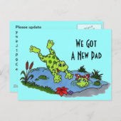 Briefkaart Schattige We hebben verplaatst nieuwe a (Voorkant / Achterkant)