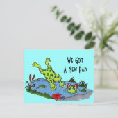 Briefkaart Schattige We hebben verplaatst nieuwe a (Staand voorkant)