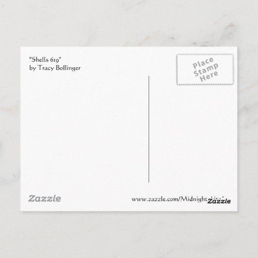 Briefkaart schelpen 619 (Achterkant)