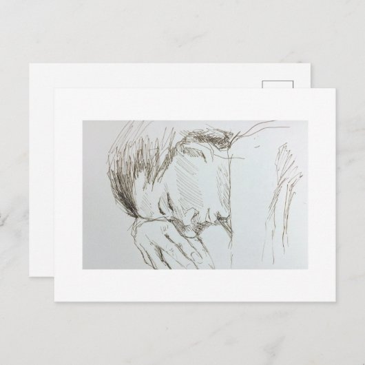 Briefkaart Schets tekenen (Voorkant / Achterkant)