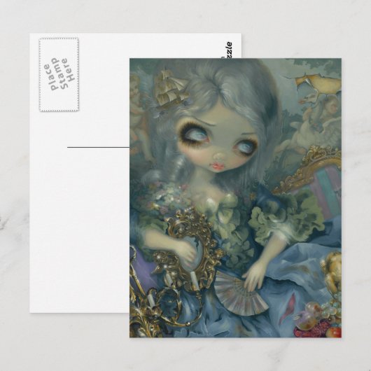 briefkaart "Scheuringen van de grootheid" (Voorkant / Achterkant)