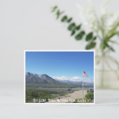 Briefkaart schilderachtig-Amerika: Denali, Alaska (Staand voorkant)