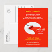 Briefkaart schilderen (Voorkant / Achterkant)