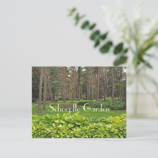 BRIEFKAART SCHOEPFLE GARDEN (OHIO) (Staand voorkant)