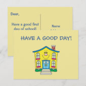 Briefkaart schooldagen (Voorkant / Achterkant)