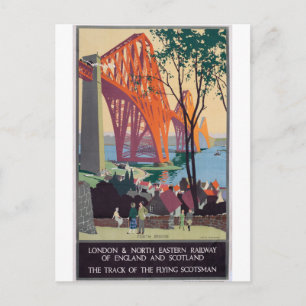 Briefkaart Schotse Vintage Travel