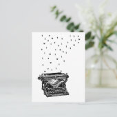 Briefkaart schrijven (Staand voorkant)