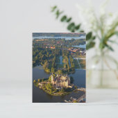 Briefkaart Schwerin Castle (eiland), Duitsland (Staand voorkant)