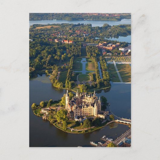 Briefkaart Schwerin Castle (eiland), Duitsland (Voorkant)