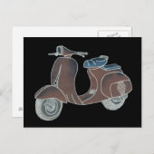 Briefkaart scooter (Voorkant / Achterkant)