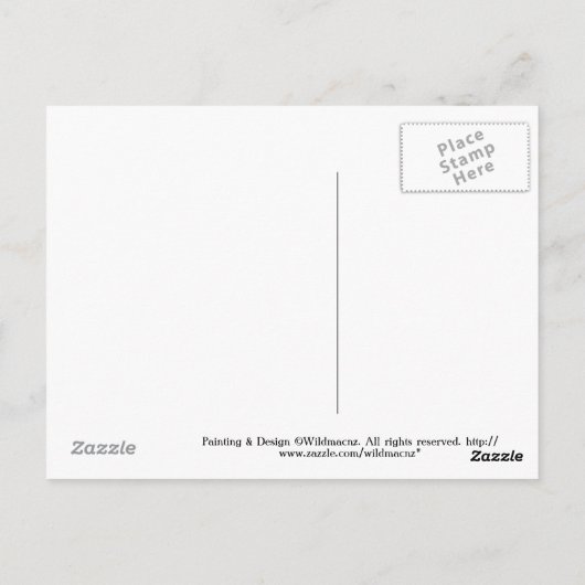 Briefkaart scooter (Achterkant)