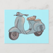 Briefkaart scooter (Voorkant)