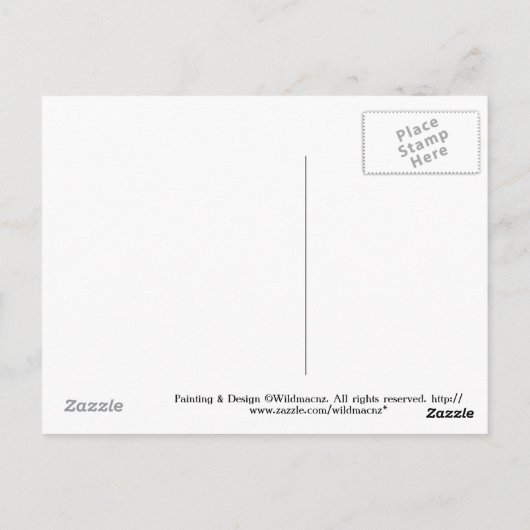 Briefkaart scooter (Achterkant)