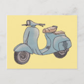 Briefkaart scooter (Voorkant)