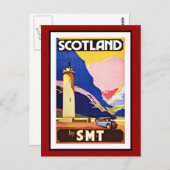 Briefkaart Scotland Groeten Vintage (Voorkant / Achterkant)