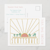 Briefkaart Scottsdale Bachelorette (Voorkant / Achterkant)