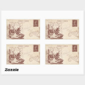  Briefkaart Scrapbook Embellishment Rechthoekige Sticker (Vel)