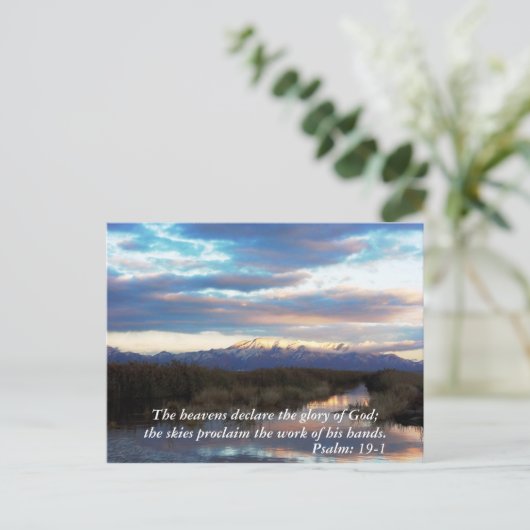 Briefkaart Scripted Landscape (Staand voorkant)