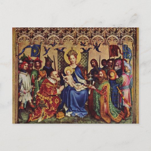 Briefkaart (scripts): Mt. 2:11 Pilgrimage binnenla (Voorkant)