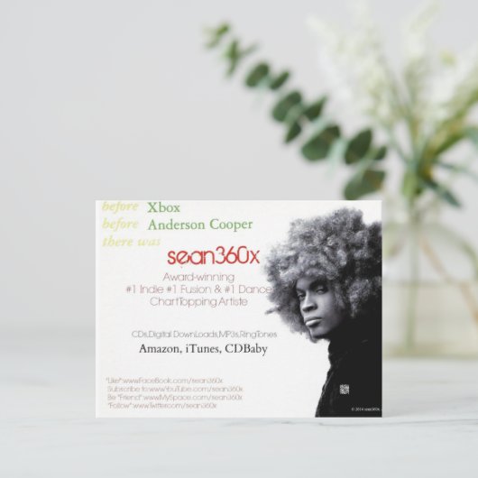 Briefkaart sean360x BE (Staand voorkant)