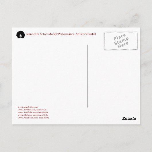 Briefkaart sean360x seanSHINE (Achterkant)