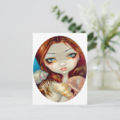 briefkaart "Seashell Beauty" (Staand voorkant)