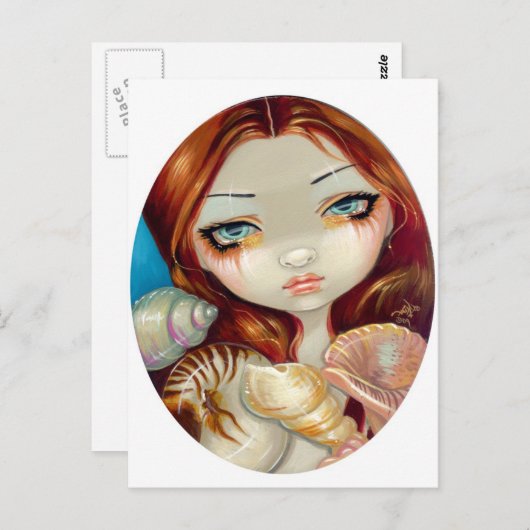 briefkaart "Seashell Beauty" (Voorkant / Achterkant)