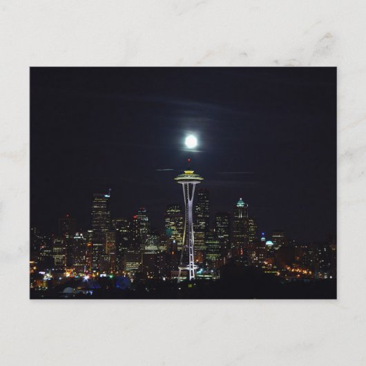 Briefkaart Seattle Washington State, VS (Voorkant)