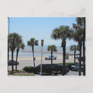 Briefkaart: Seawall Boulevard - Galveston, Texas Briefkaart